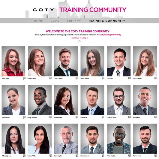 COTY_Training Community